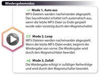 MP3 Soundmodul mit Magnetschalter
